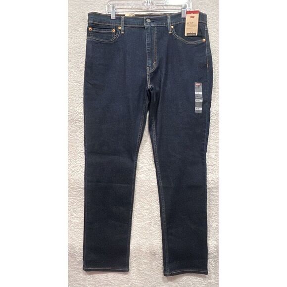 Levi's Men's 511 38x32 Slim Stretch Casual Conform Fit Dark Blue‎ Jeans - Picture 1 of 9